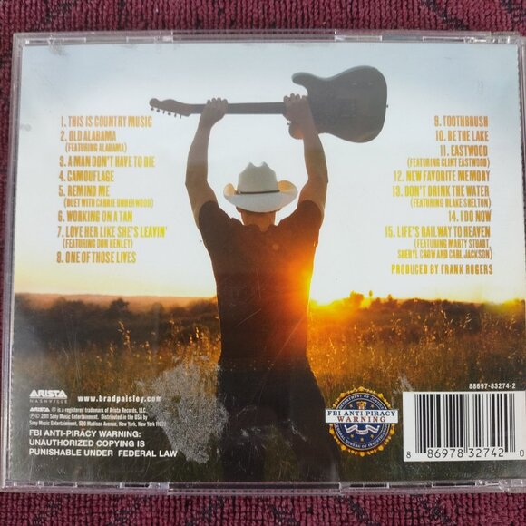 Brad Paisley - This Is Country Music - 2011 - CD - Used - Picture 2 of 3